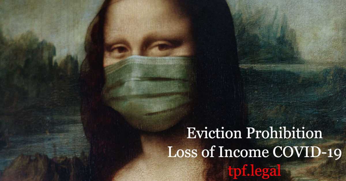 Eviction Prohibition Loss of Income COVID-19