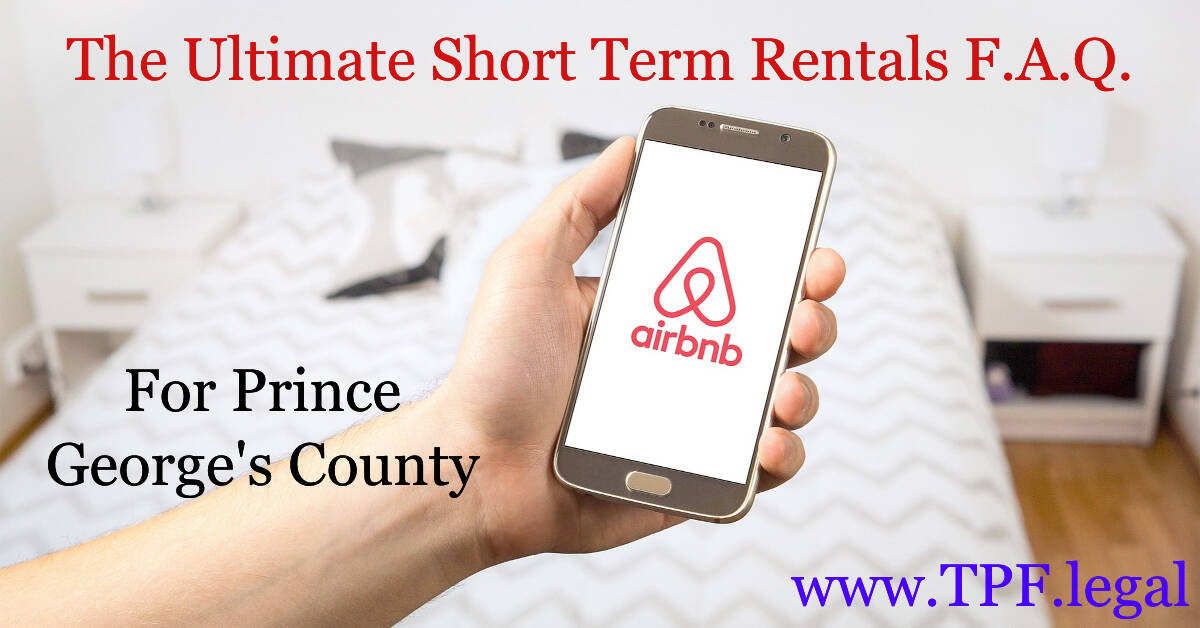 Short Term Rentals In Prince George's County, MD