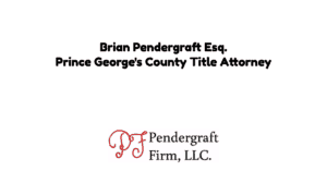 Title Attorney Prince George's County